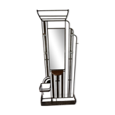 Wrought iron coat rack for the entrance