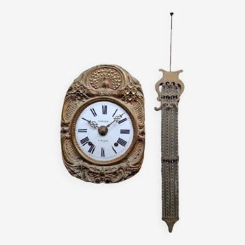 Old Comtoise or parquet clock movement - with a bell - Yvonneau à Oucques - 19th century