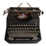 Machine à écrire  vintage m j  rooy 40 kaki , fonctionnelle , ruban neuf  ,vintage