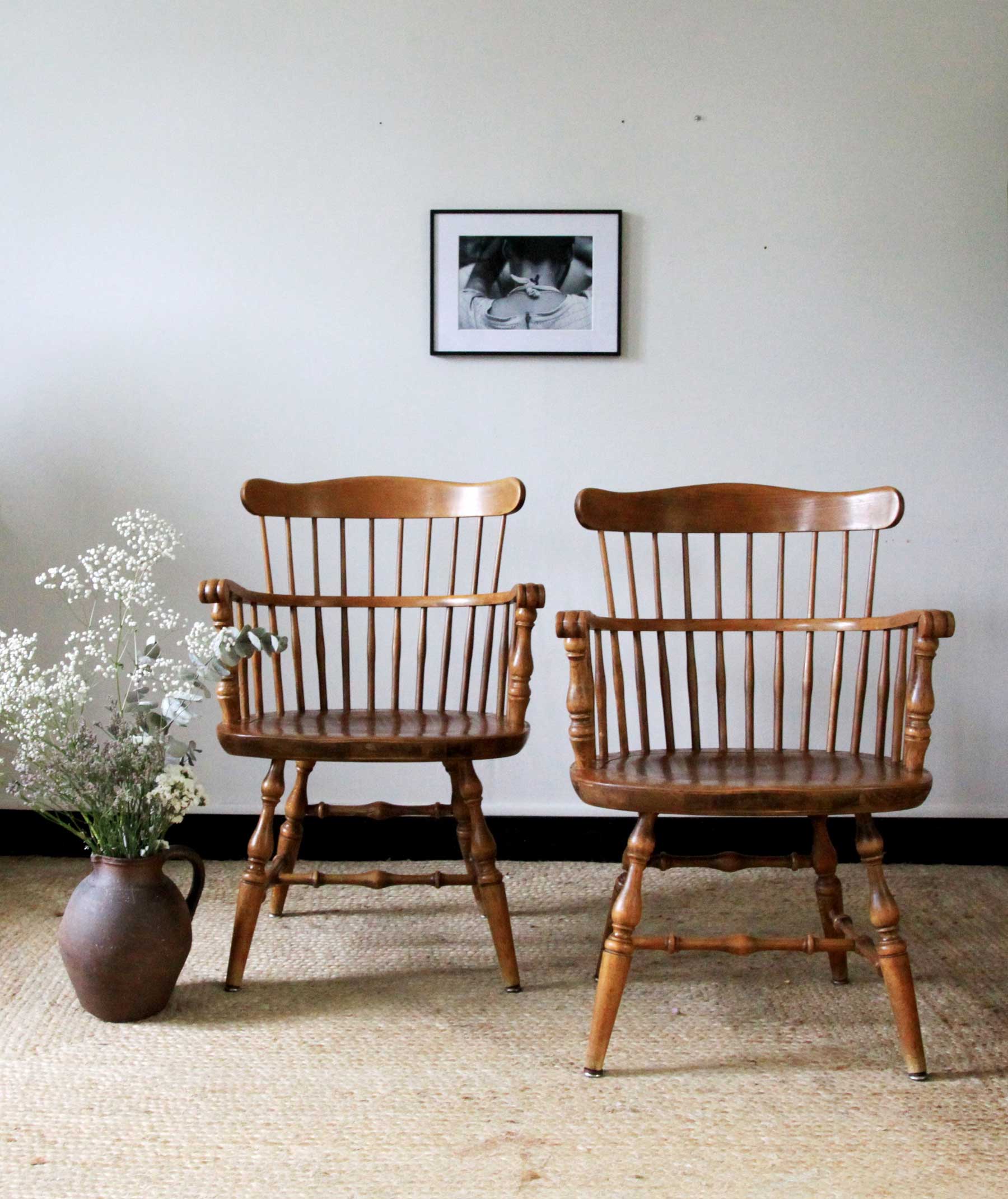 Western style vintage armchairs