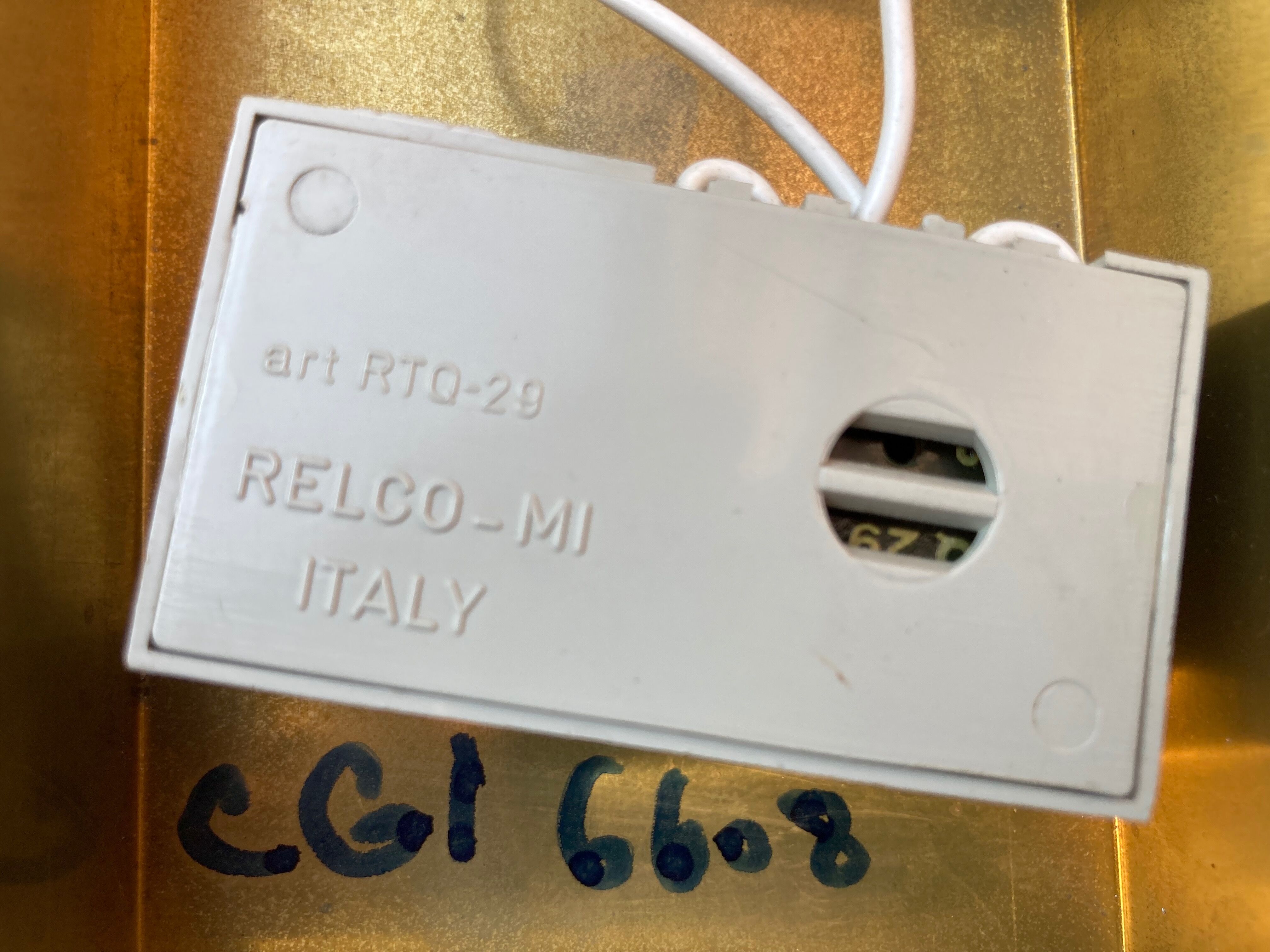 Duo d'appliques Halogène Relco Italie