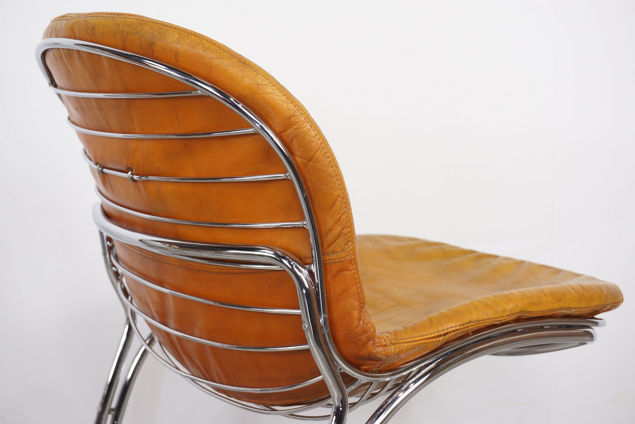 Set of 4 chairs Sabrina Italian design of the 1970s Gastone Rinaldi