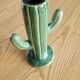 Porcelain cactus candlestick