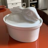Rabbit or hare shaped terrine in china