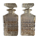 Pair of Crystal Whiskey Decanters