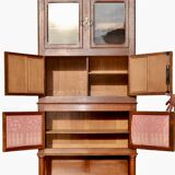 Neo-Gothic carved oak sideboard