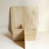 Travertine coffee table 70s