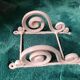 Pink Cast Iron Bathroom Set