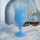 Decorative bowl in blue opaline