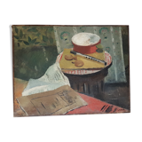 Nature morte au tambourin Fernand Labat