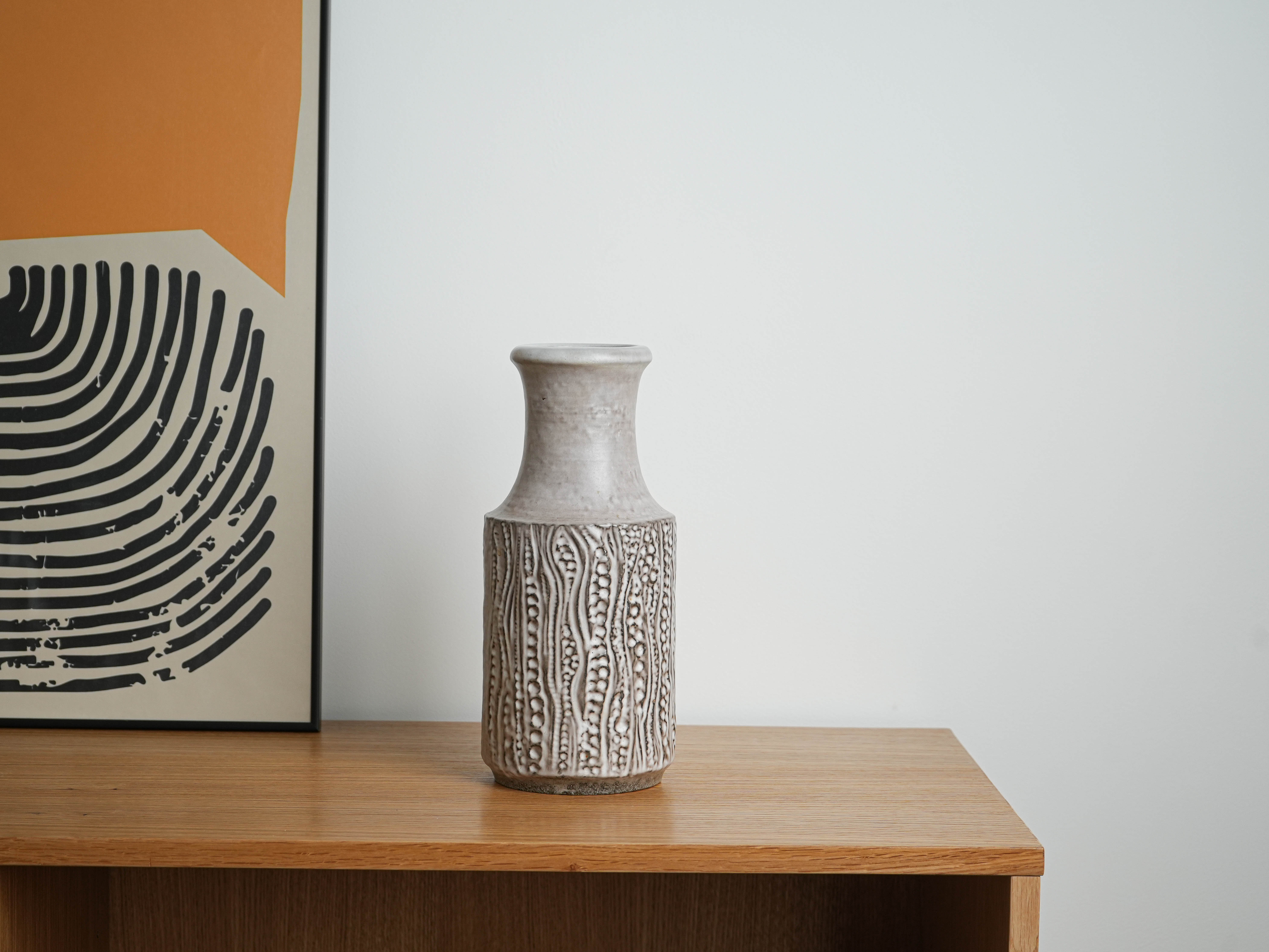 Ceramic vase, German design, 1970s, made in West Germany