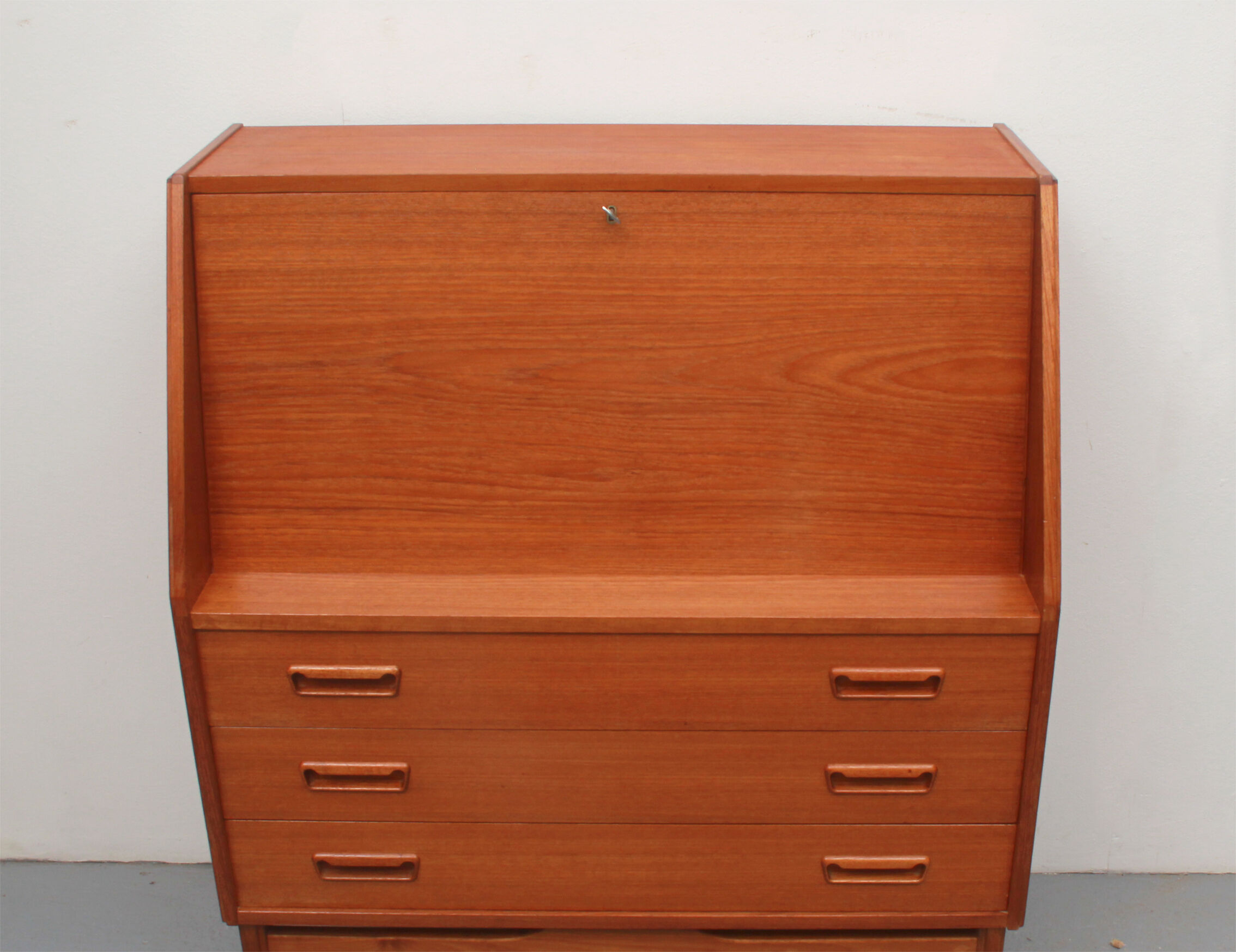 1960s secretary in teak, Dyrlund Denmark