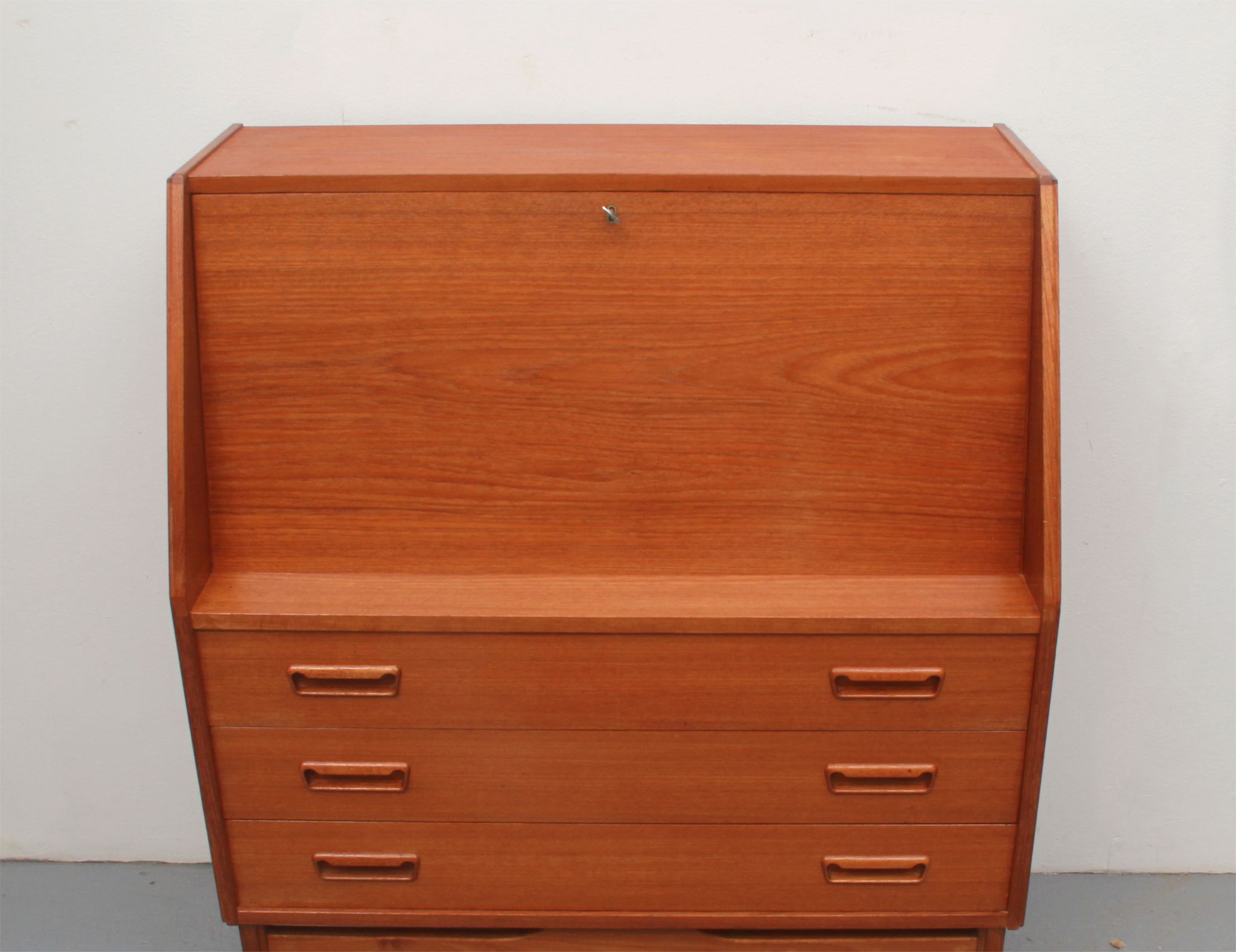1960s secretary in teak, Dyrlund Denmark
