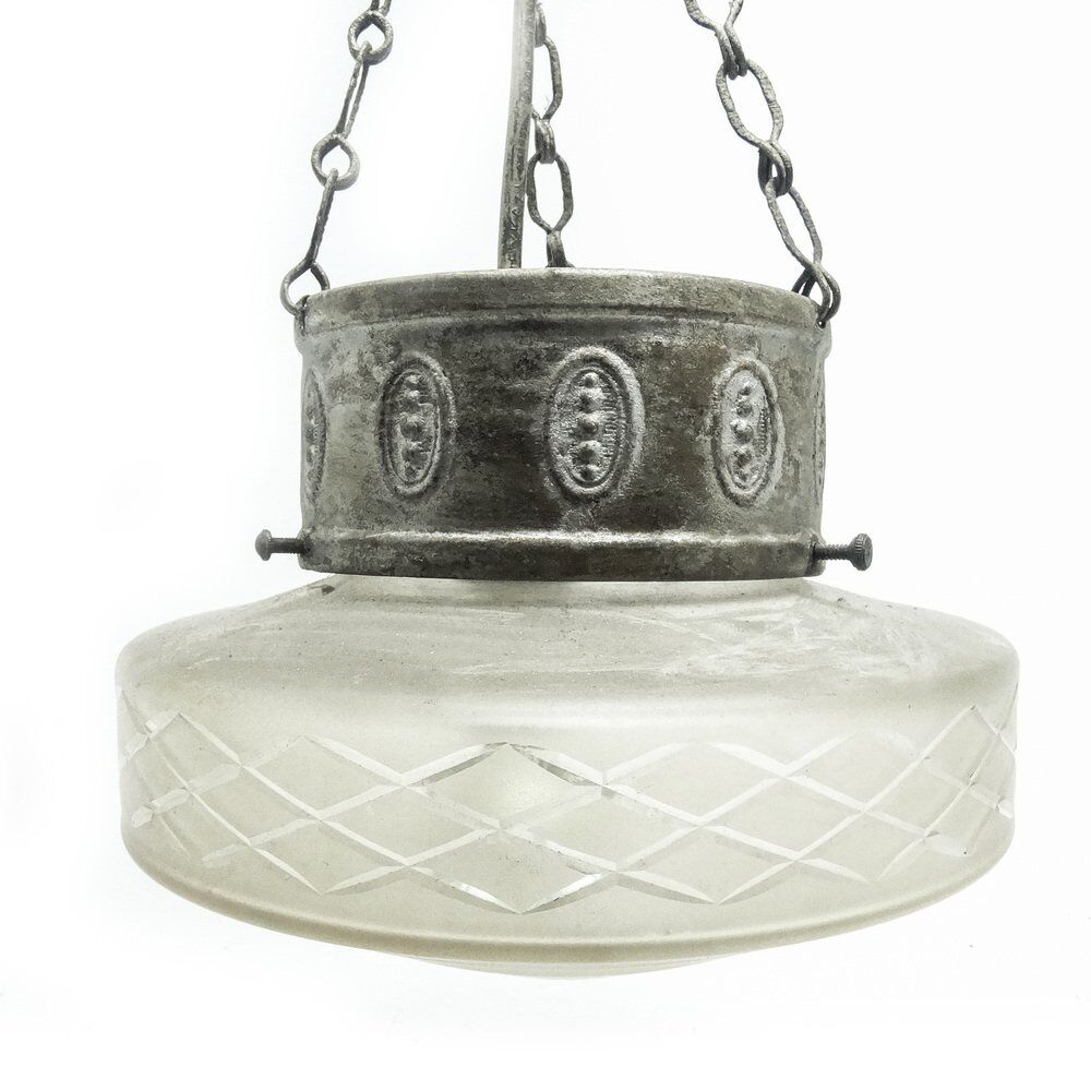 Art Nouveau pendant lamp, Poland, 1890s