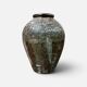 Ancient wine jar in enamelled stoneware, China, 19th century.