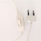 Small vintage 60s wooden table lamp