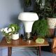 Large Murano glass and chrome lamp