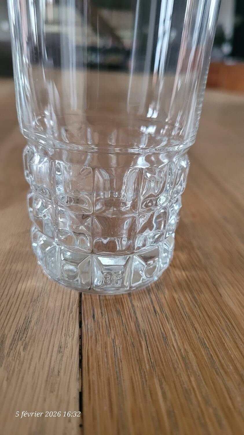 5 vintage BP Bormioli glasses