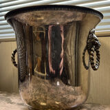 Two silver metal ice buckets hallmarked around 1900