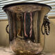 Two silver metal ice buckets hallmarked around 1900
