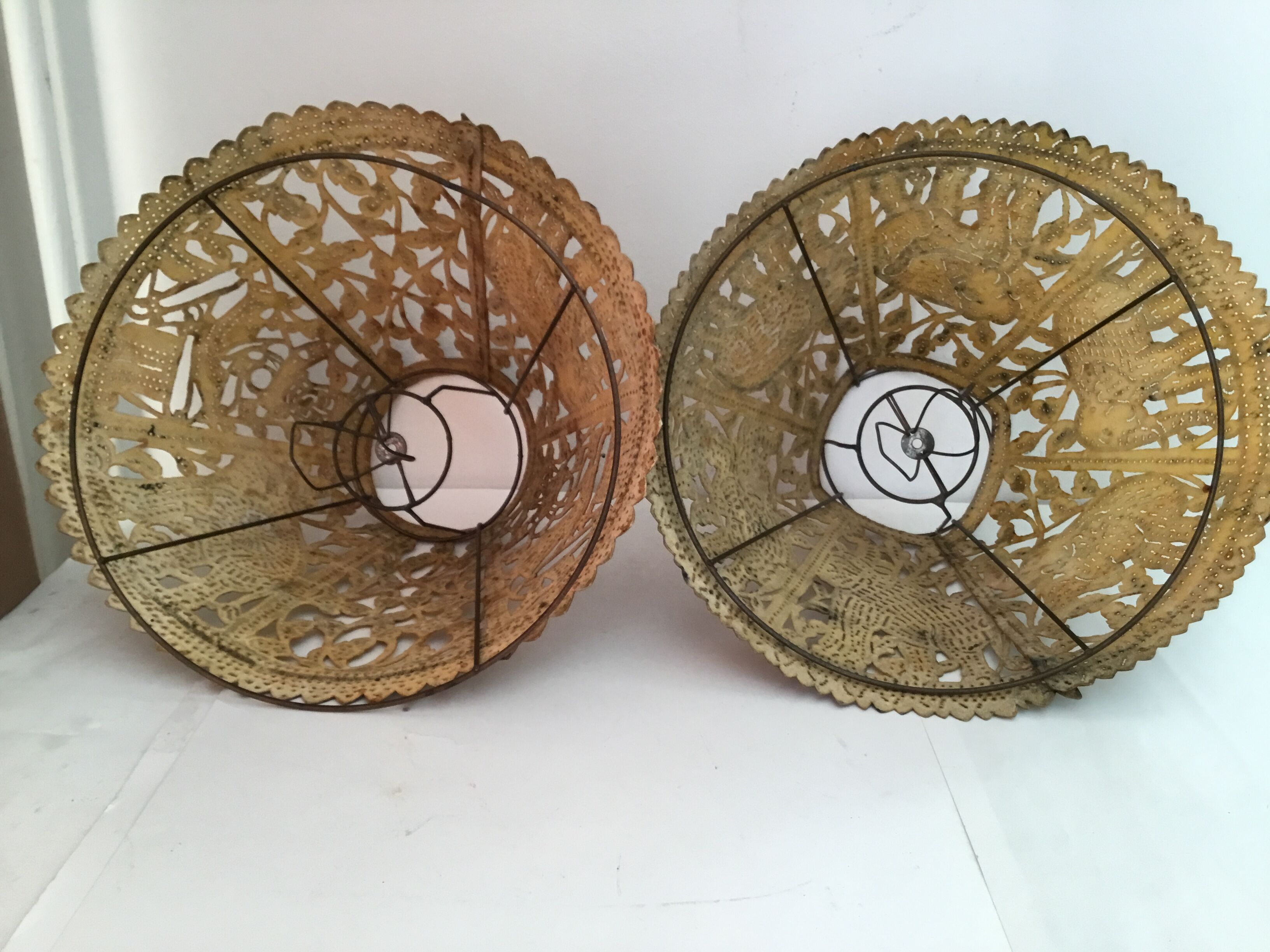 Pair of offaled leather day open