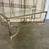 Table basse design en bronze 20e siècle