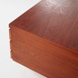 Teak desk, Danish design, 1970s, manufacturer: Eigil Petersens Møbelfabrik