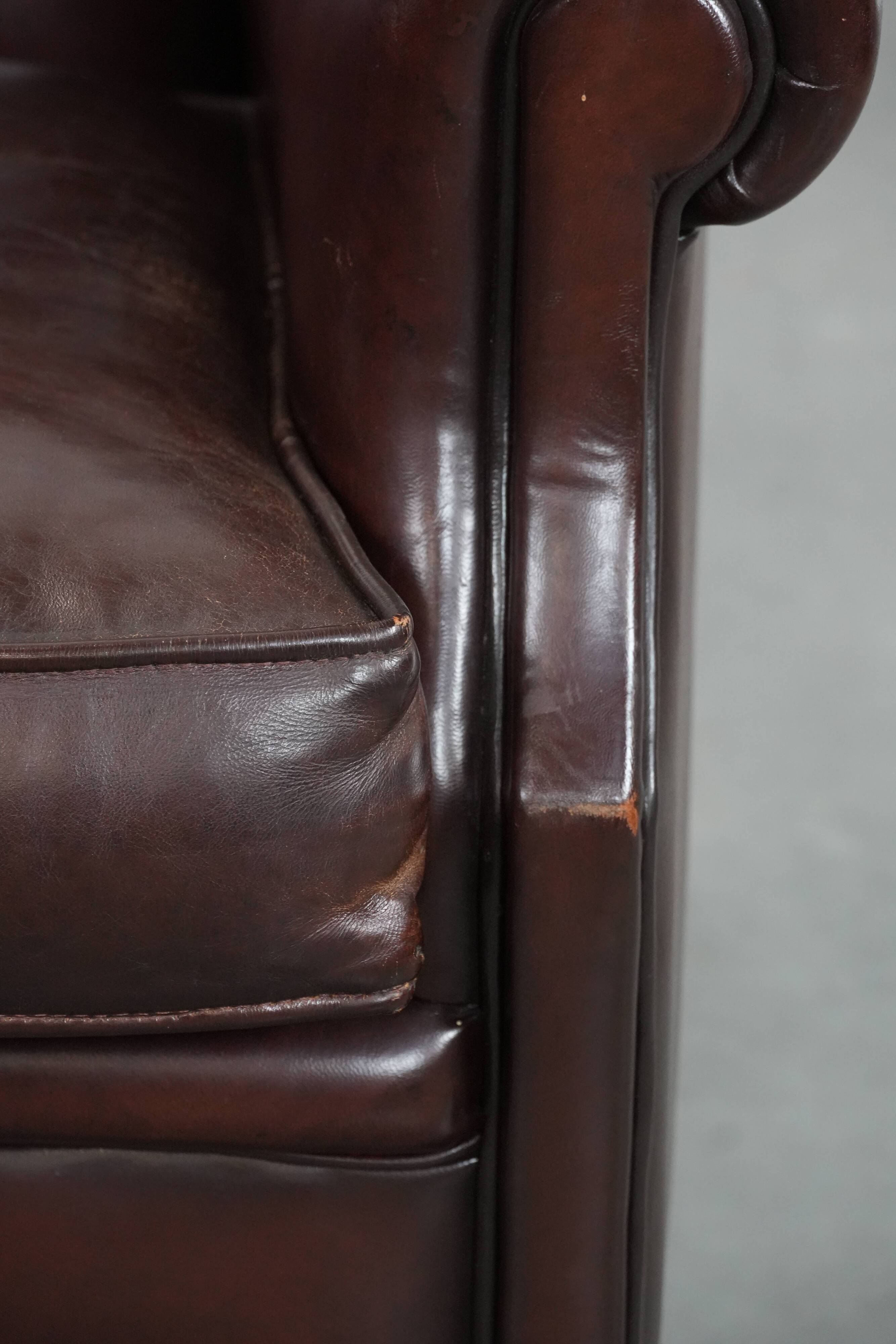 Luxury Sheep Leather Armchair with a Timeless Look