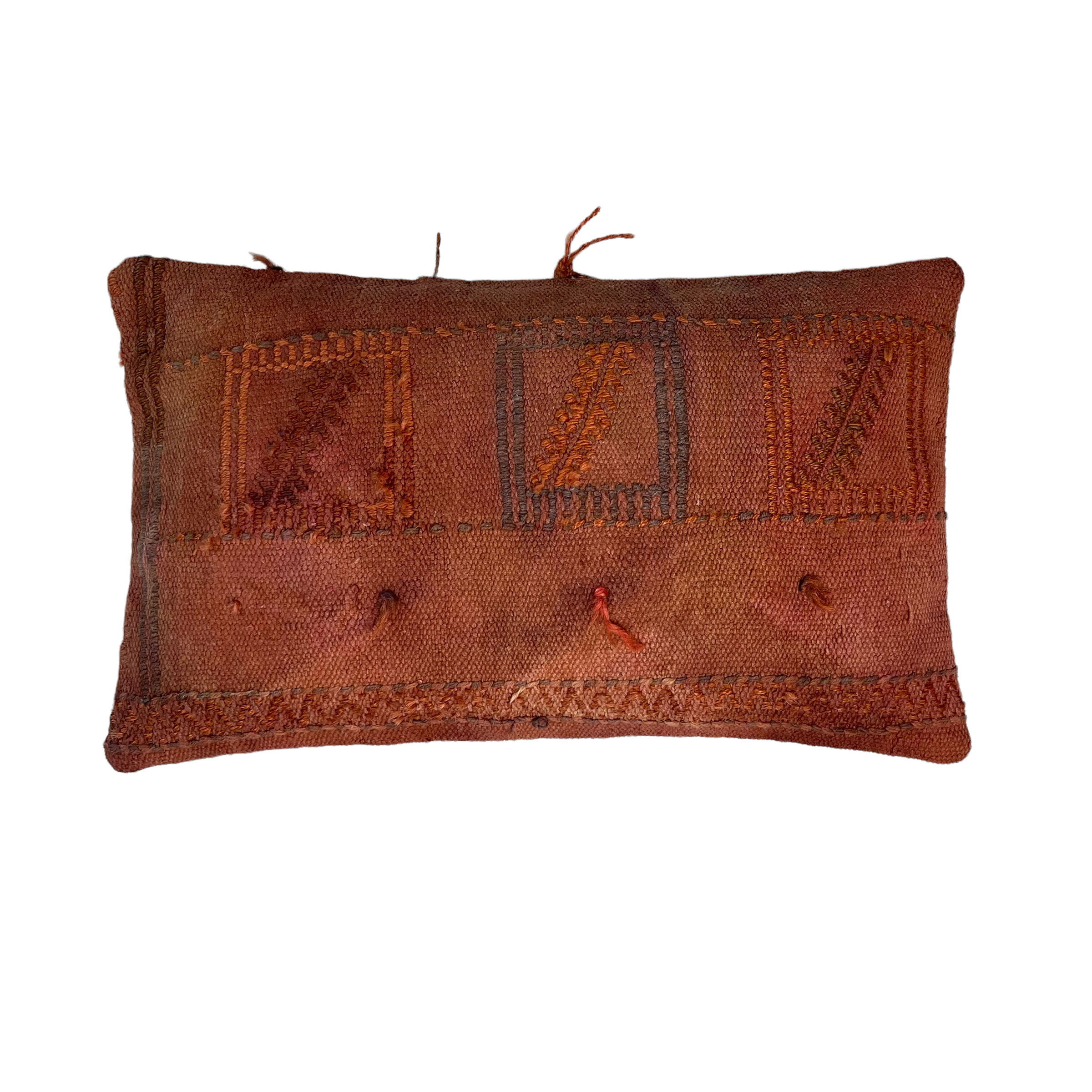 Vintage turkish kilim cushion cover , 30 x 50 cm