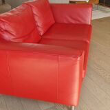 2-seater leather sofa - bo concept