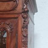 Rocaille walnut cabinet