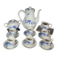Complete coffee service for 6 people, Haviland Limoges porcelain C649 S