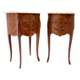 Paire de tables de chevet, France, vers 1920.