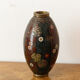 Vase en émail cloisonné et laiton 19ème siècle