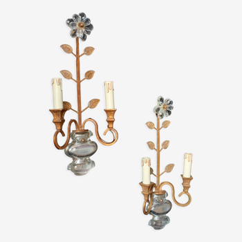 Pair of wall lamps House rings