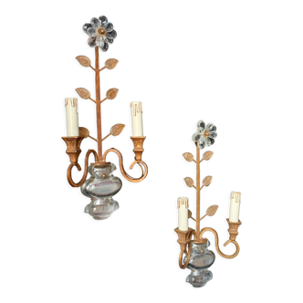 Pair of wall lamps House rings