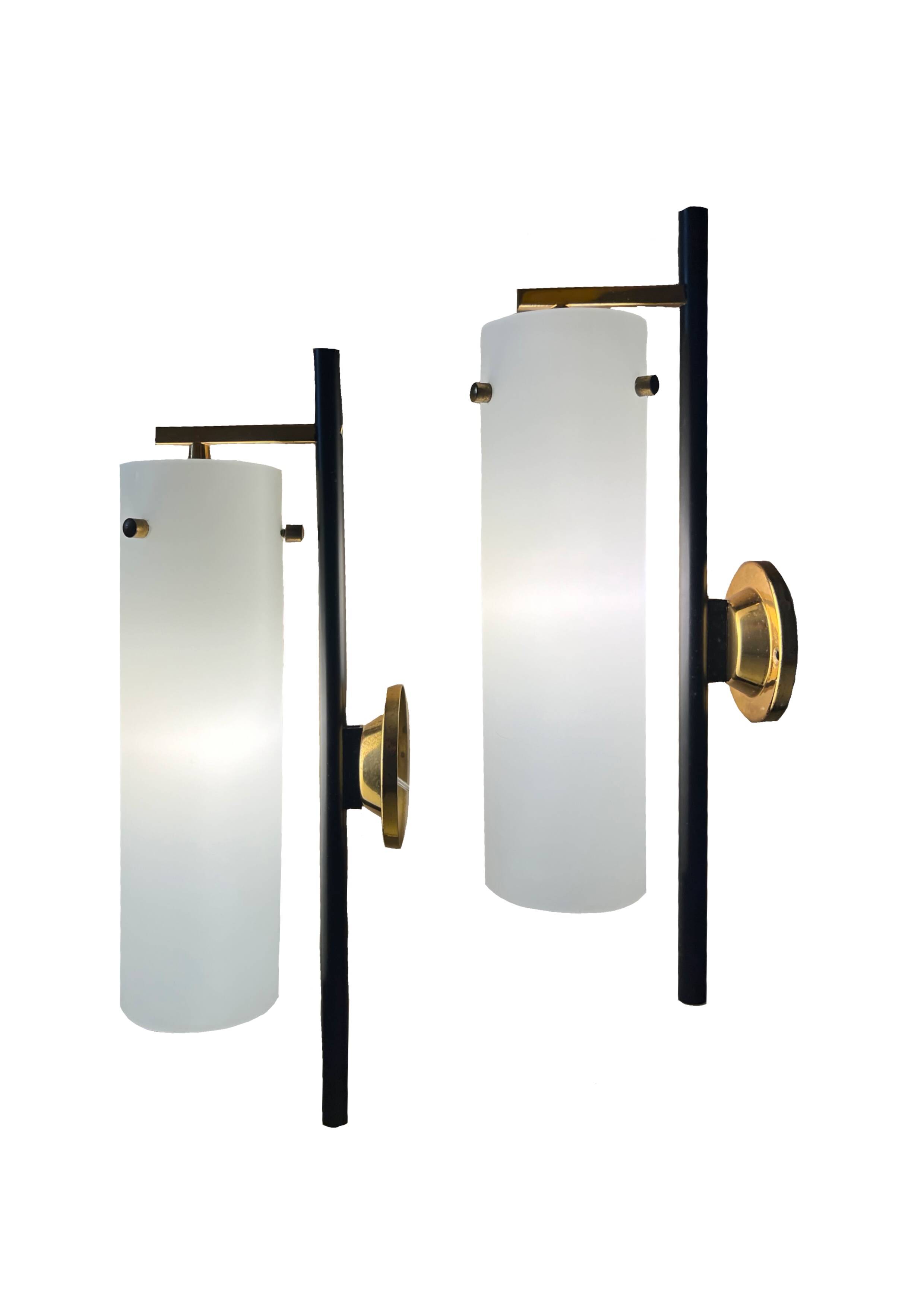 Pair of Mid-Century Modern Wall Sconces