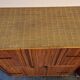 Wicker rattan bamboo wardrobe 1950 1960