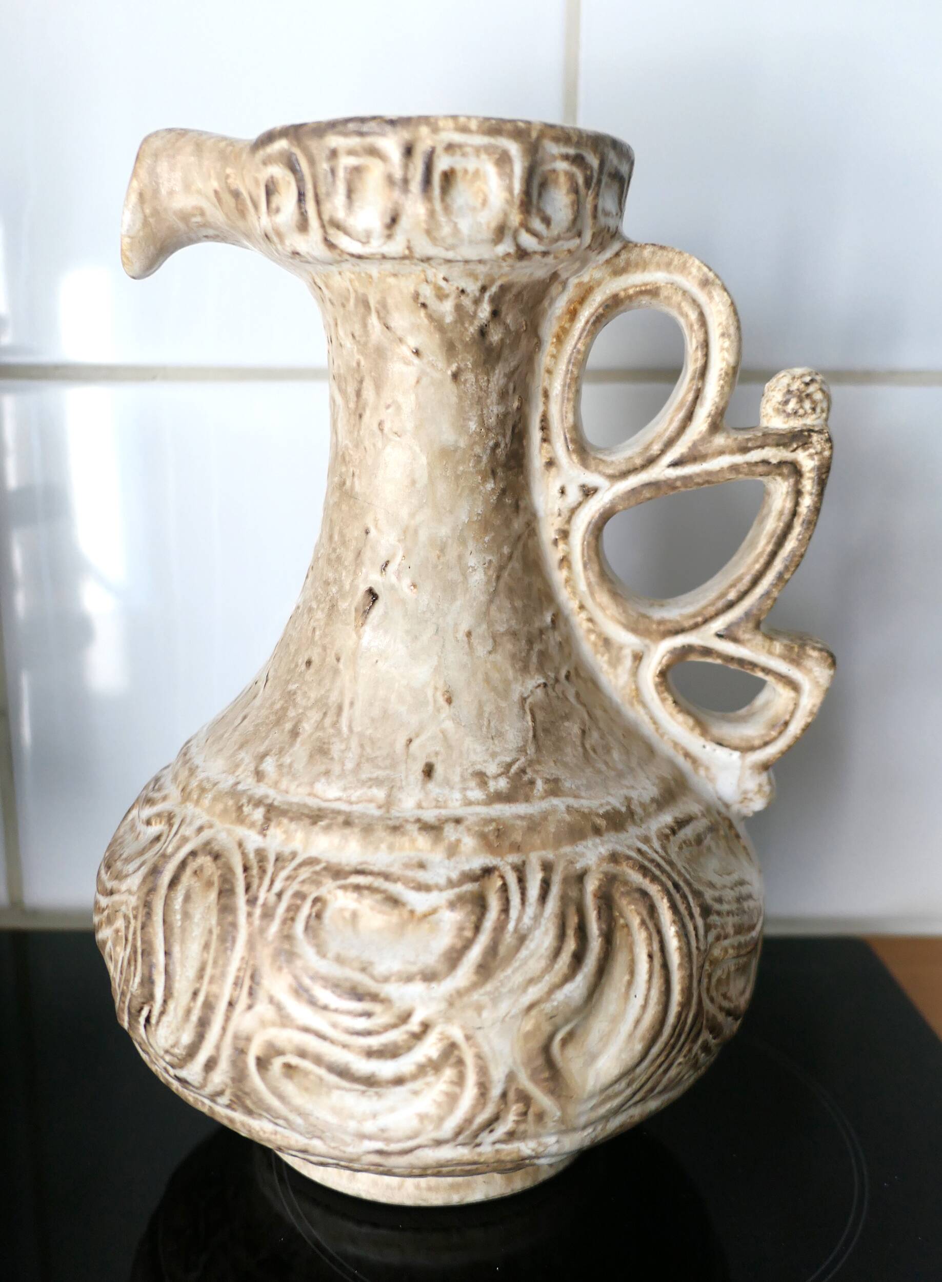 brutalist modernist vase pitcher 1960 Dumler & Breiden