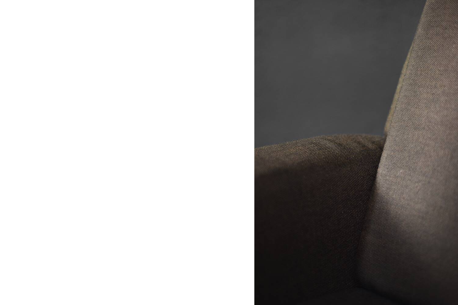 Vintage Mid-Century Danish Modern Brown 3-Seater Sofa by Folke Ohlsson