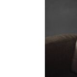 Vintage Mid-Century Danish Modern Brown 3-Seater Sofa by Folke Ohlsson