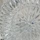 Applique murale plafonnier verre transparent luminaire ancien vintage 1970
