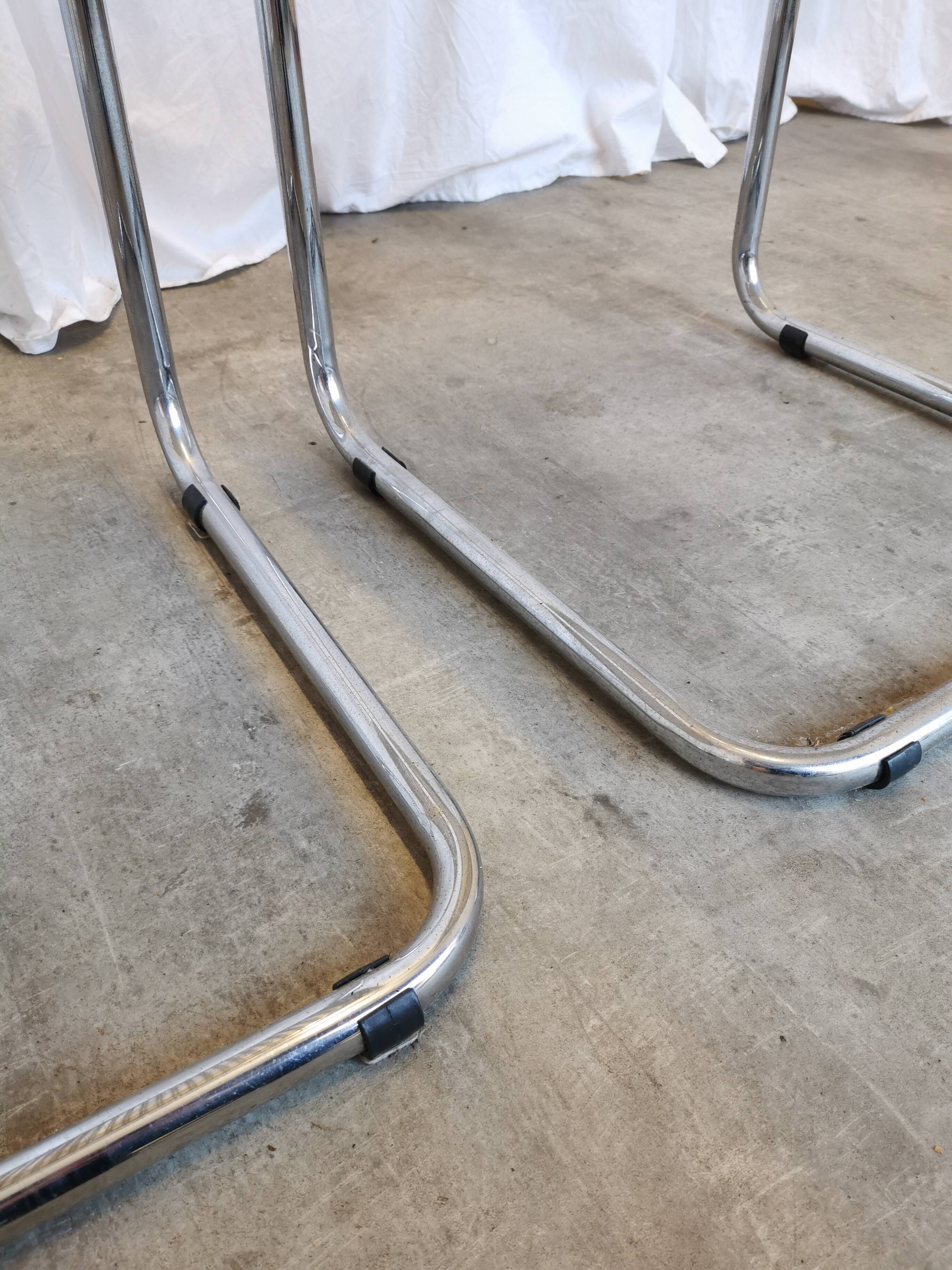 Ensemble de 2 chaises Cesca vintage de Marcel Breuer : chaises de salle à manger en osier style Mid-Century Modern