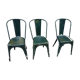 Set of 3 vintage Tolix chairs by Xavier Pauchard 1930