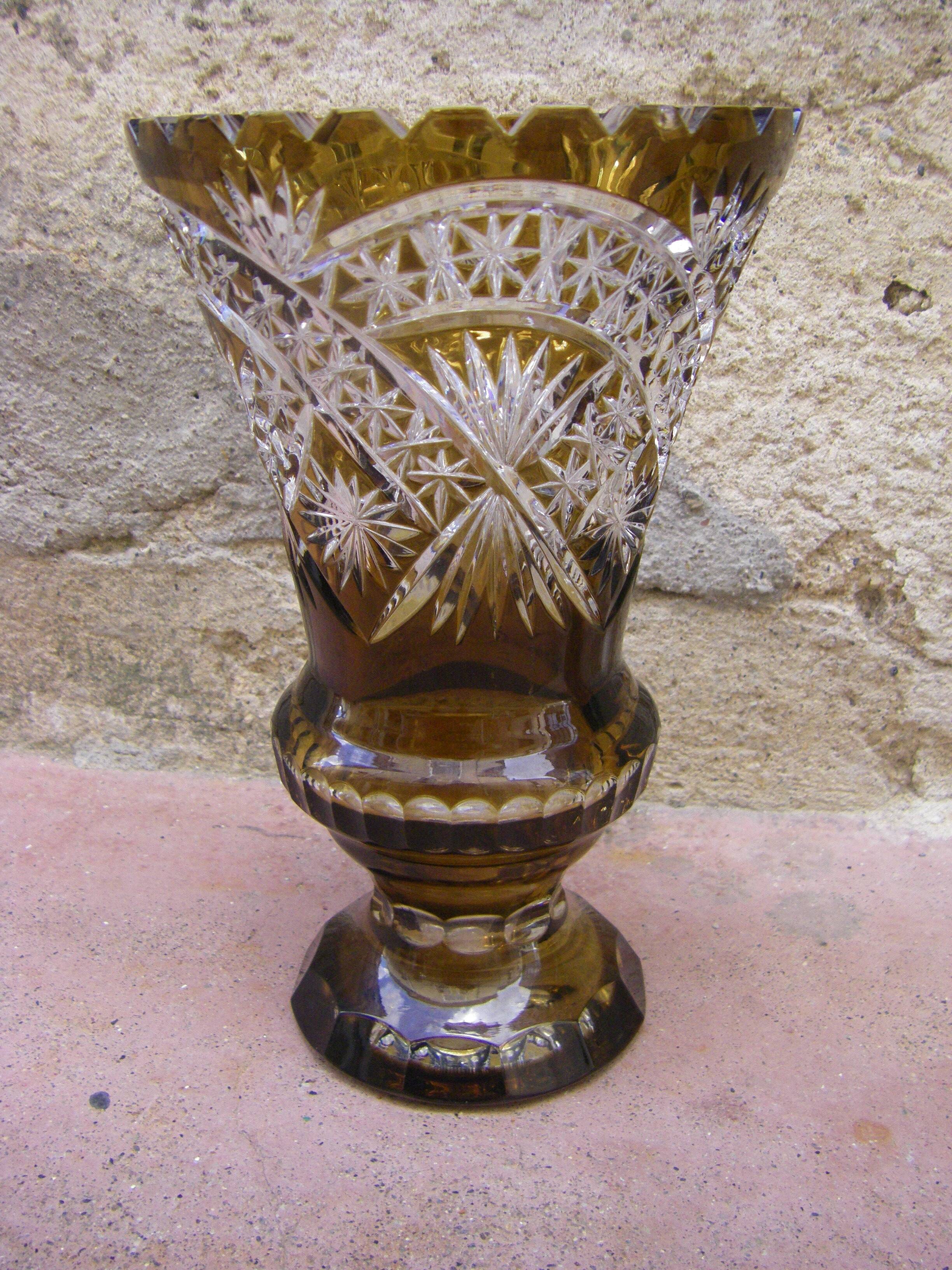 Crystal vase