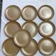 10 dessert plates sandstone village speckled blond
