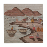 Vintage wool wall tapestry