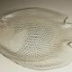 Arcoroc vintage glass fish dish