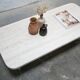 Vintage travertine coffee table