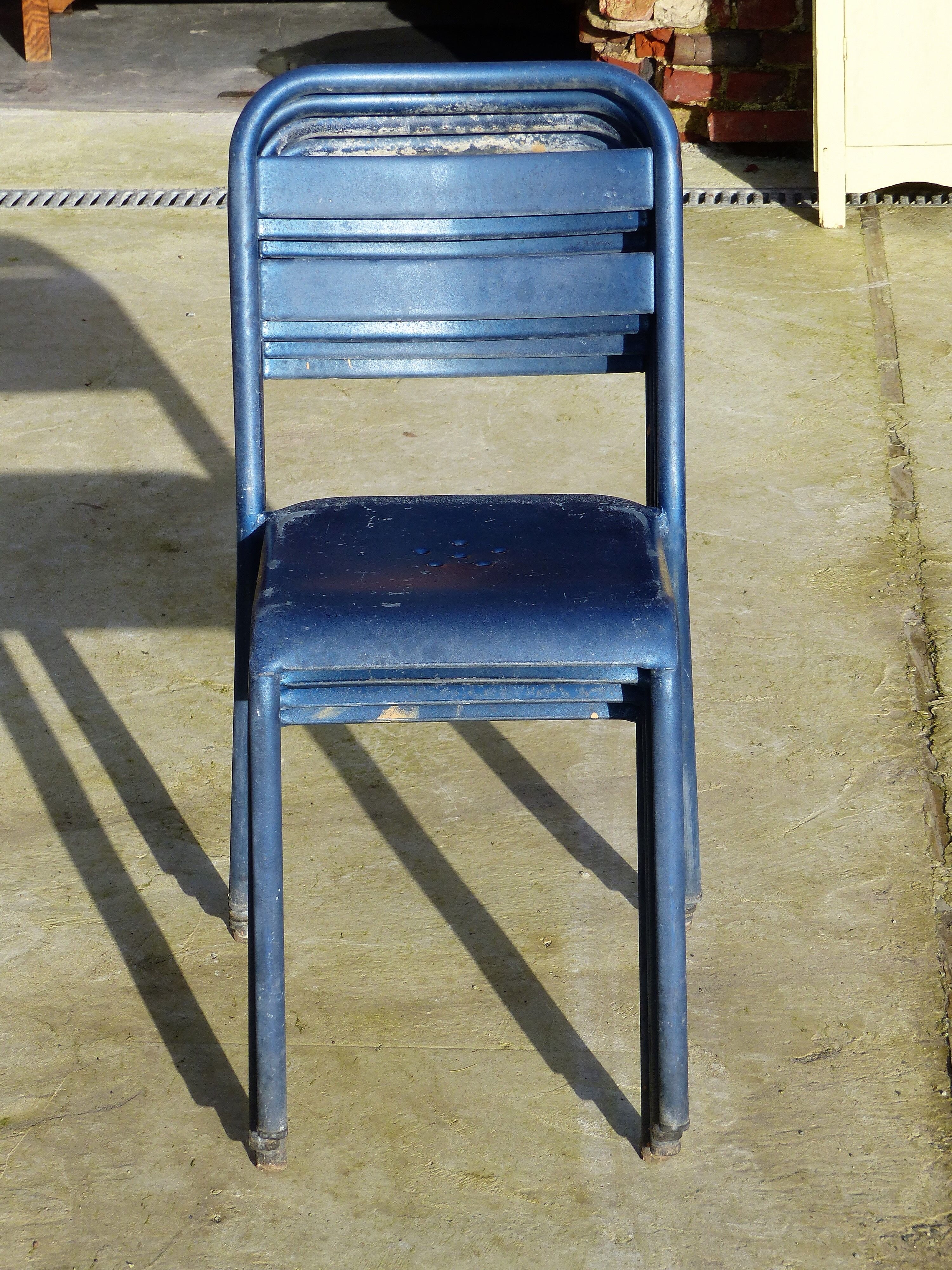 4 vintage bistro chairs